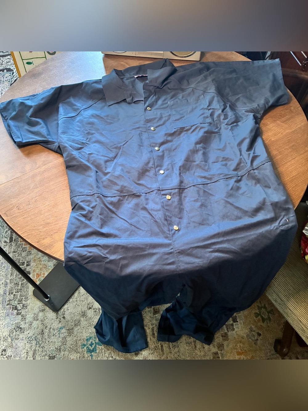 Genuine Bob Barker Prison Jumpsuit Costume, Film & Theatre 8XL Buttons Coverall